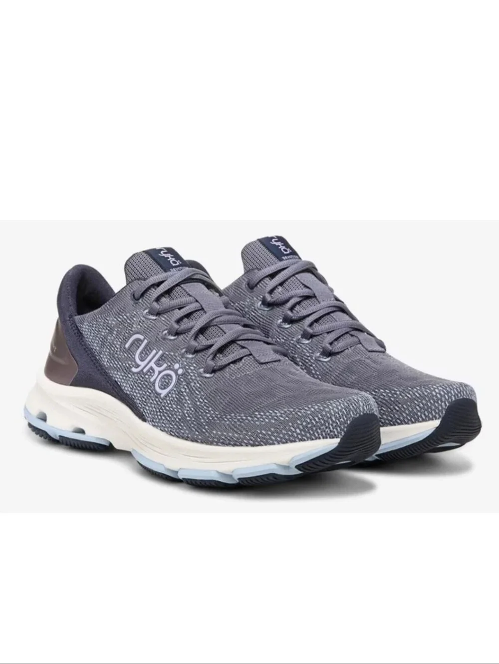 Ryka Women's Devotion X Walking Sneakers Folk Blue Wide Width Sz. 11 W